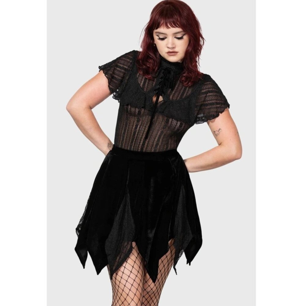 NWT Killstar Josephine's Revenge Mini Skirt